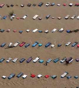 One of many outrageous pictures from the recent flooding in Colorado