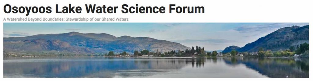 Osoyoos Lake Water Science Forum 2015