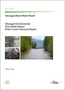 Okanagan Environmental Flow Needs Project - Phase 1 and 2 Summary Report (Associated 2020)